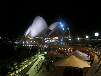 オペラハウス夜景